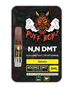 Puff Boyz - N,N-DMT 0.5ML(400MG) Cartridge – Banana